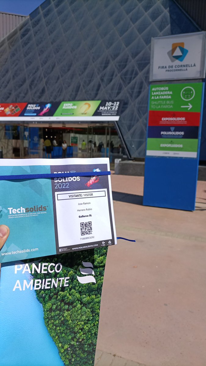 GallurcoN's tweet image. Hoy toca en #polusolidos #expofluidos de la mano de @Paneco_Ambiente 
#Barcelona #cornella #MedioAmbiente