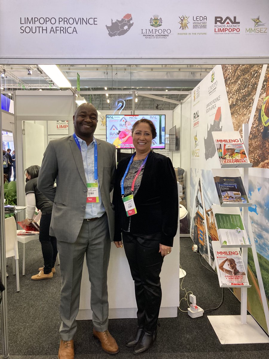 NatalieSkeepers's tweet photo. @RoadsAgency @MiningIndaba with CEO Gabriel Maluleke https://t.co/oyaOvvJH37