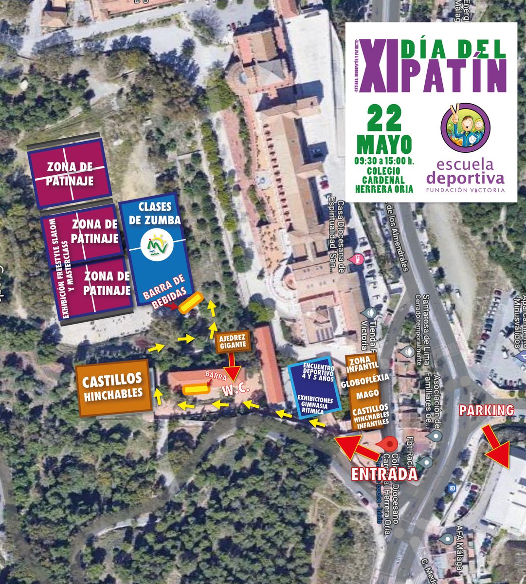 ED_FundacionSMV's tweet photo. 📣 #Evento | Consulta toda la información del #DíaPatínFV 🛼  en la página web oficial del evento

📅 Domingo 22 de mayo
📍 #ColegioDiocesano Cardenal Herrera Oria

ℹ  https://t.co/J7Ucdg4Gfc

#SomosEscuelaDeportiva https://t.co/Fhqe2AWagk