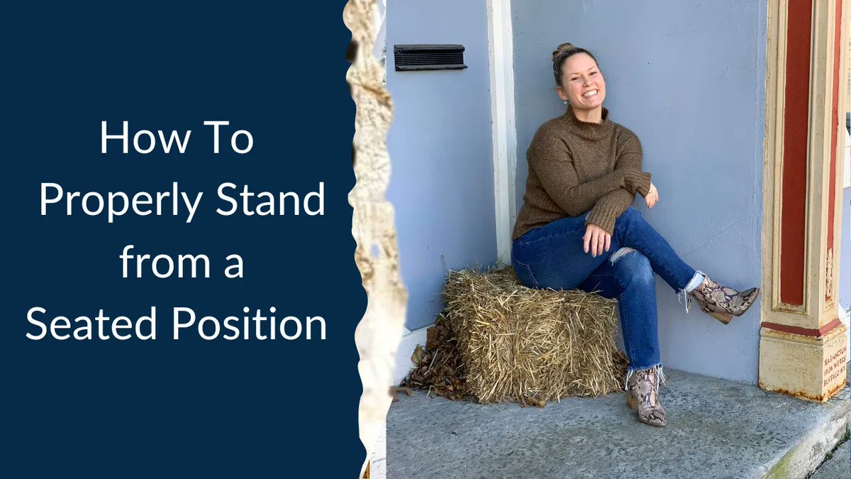 DrGretchenPT's tweet photo. If you have a tendency to fall back, or "plop" down when sitting or standing from a seated position today's video is for you!๐งก #functionalexercise
https://t.co/kEW86mUjpS https://t.co/ki7kX4dvQd