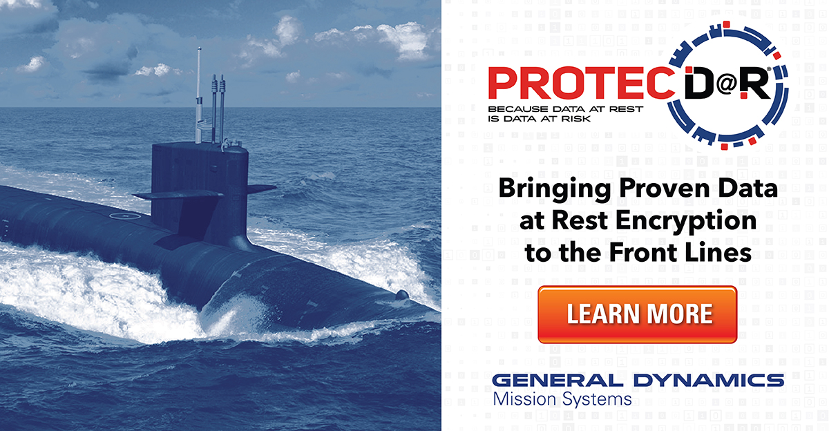 GDMS's tweet photo. DATA AT REST IS DATA AT RISK! The SWaP-optimized, NSA certified ProtecD@R Multi-Platform Encryptor (KG-204) provides high speed classified data protection for manned and unmanned operations. Learn more: https://t.co/y62VvDuRC7
#ProtecDAR #Encryption #DataAtRest #NSACertified https://t.co/5RHdloG7cW