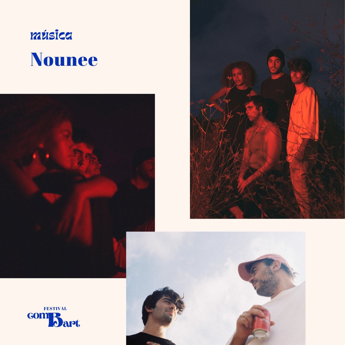 combartfestival's tweet photo. Últim grup de música!!!

💐Nounee és un grup musical que experimenta amb músiques com el Hip Hop, el Neo Soul i la música urbana en general.

El 28 de maig ens estaran donant molt bon rollo al Festival comBart🪐

🎫 Entrades a la venda a partir del 16 de maig, stay tunned https://t.co/mgA9SAjCHK