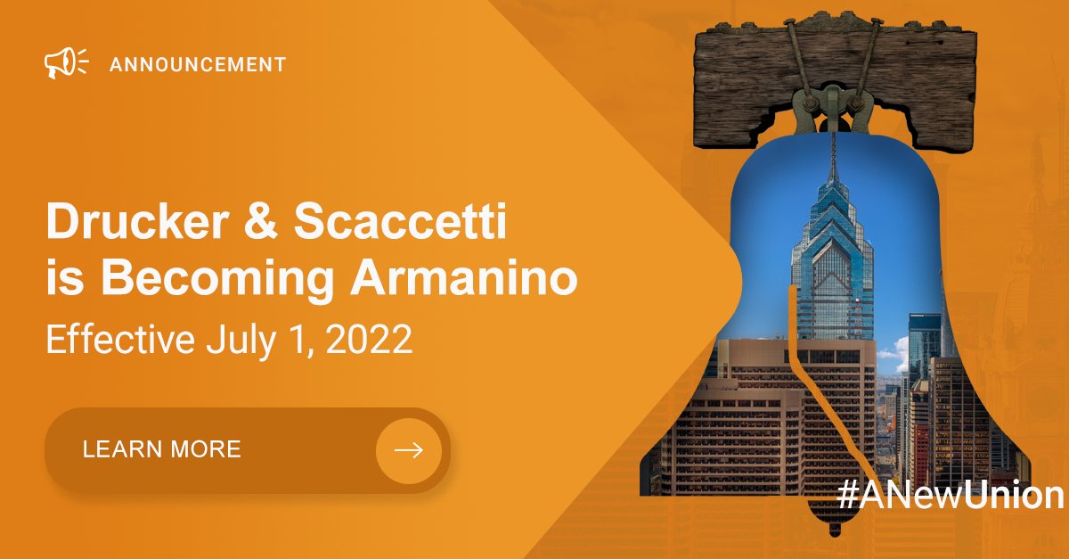 BIG NEWS! Join us in our excitement #ANewUnion. #AlwaysGrowing armaninollp.com/press-releases…