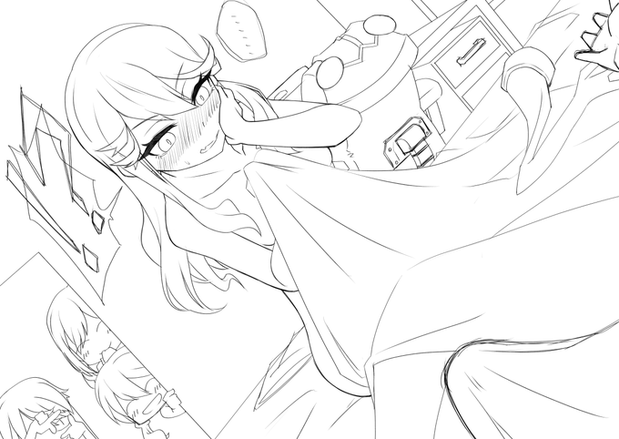 ラフを清書した有意義な有給だた(なお午前中仕事していた模様 