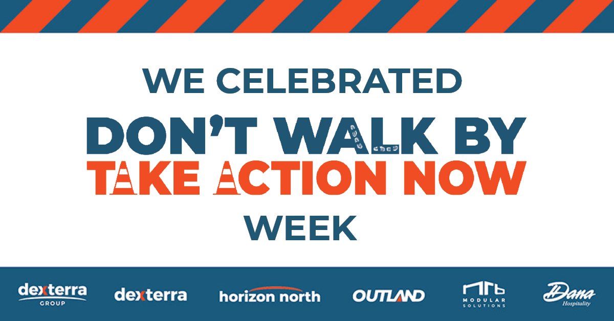 For #talkingHSEQtuesday I'd like to acknowledge how proud I was of our first #DontWalkBy #Take ActionNow week.   I'm proud that we shared resources beyond our organization that was accessed in several countries across the world!  Thanks to everyone in the organization and the HSE