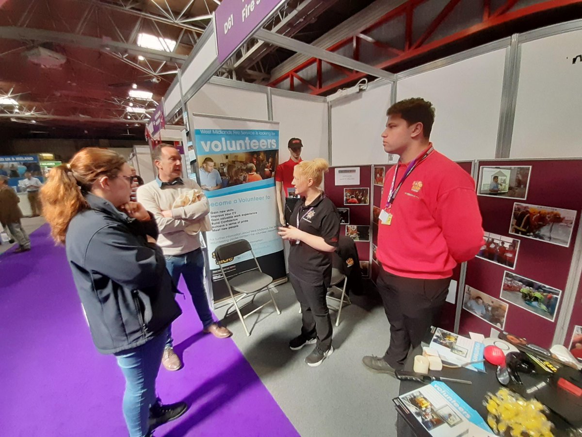 Last week we attended <a href="/VolunteerExpoUK/">Volunteer Expo Live - The UK Volunteering Show!</a>.

It was a great opportunity to talk about our Prevention Advocate Volunteers and the positive impact they make on our community. Thanks to all those who stopped to have a chat!

Read more about our volunteer roles: wmfs.net/careers/volunt…