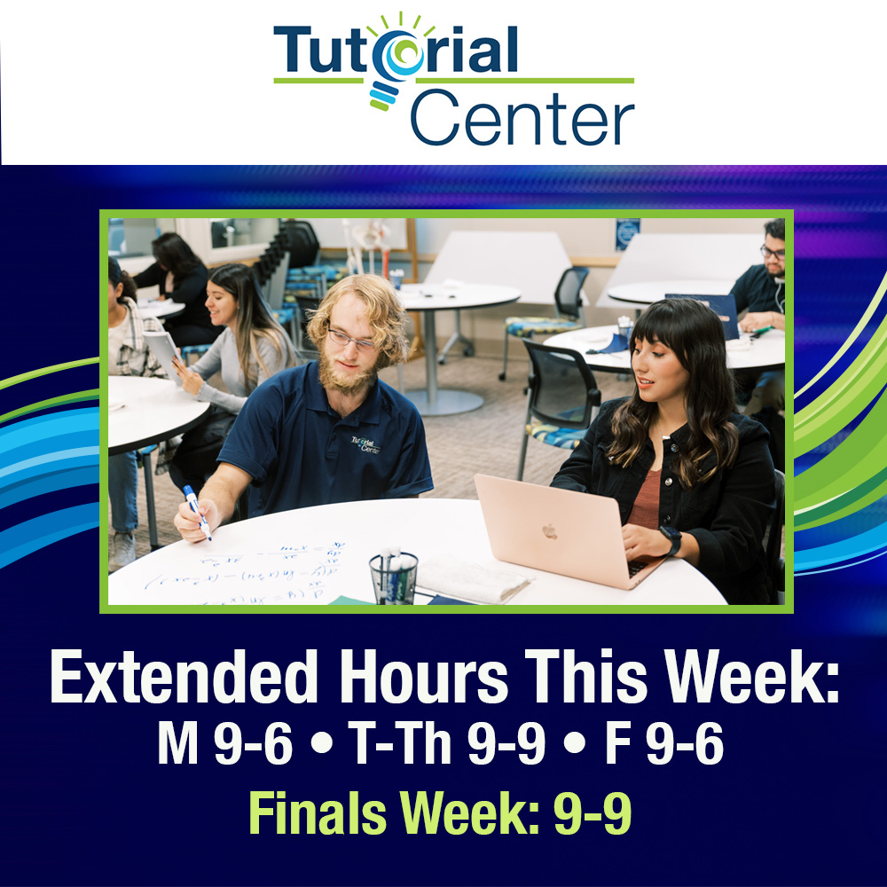 ClovisCollege's tweet photo. The @Clovistutorialcenter is #HerToHelp with finals by offering tutorial services in various subjects in-person and online. Visit AC1-137 or via Zoom Meeting ID 559 325 5319. Questions: Call 325-5248
#Clovis #ClovisCommunityCollege #CCCFinishStrong https://t.co/IxP790xSml