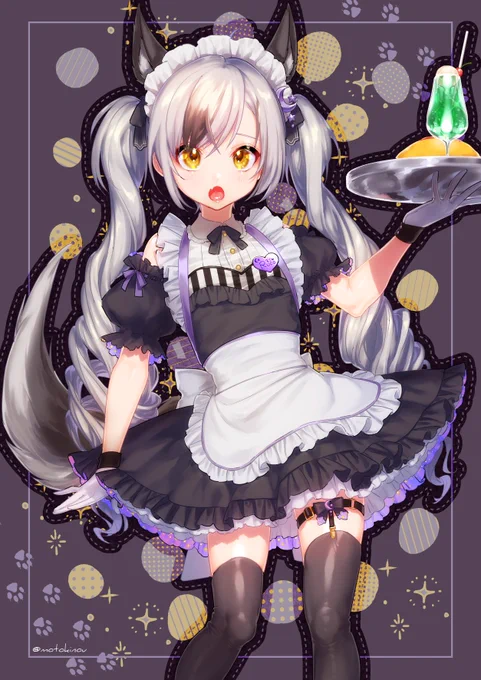 #メイドの日 ということなので過去にメイドアンソロに寄稿させていただいた二枚💕 