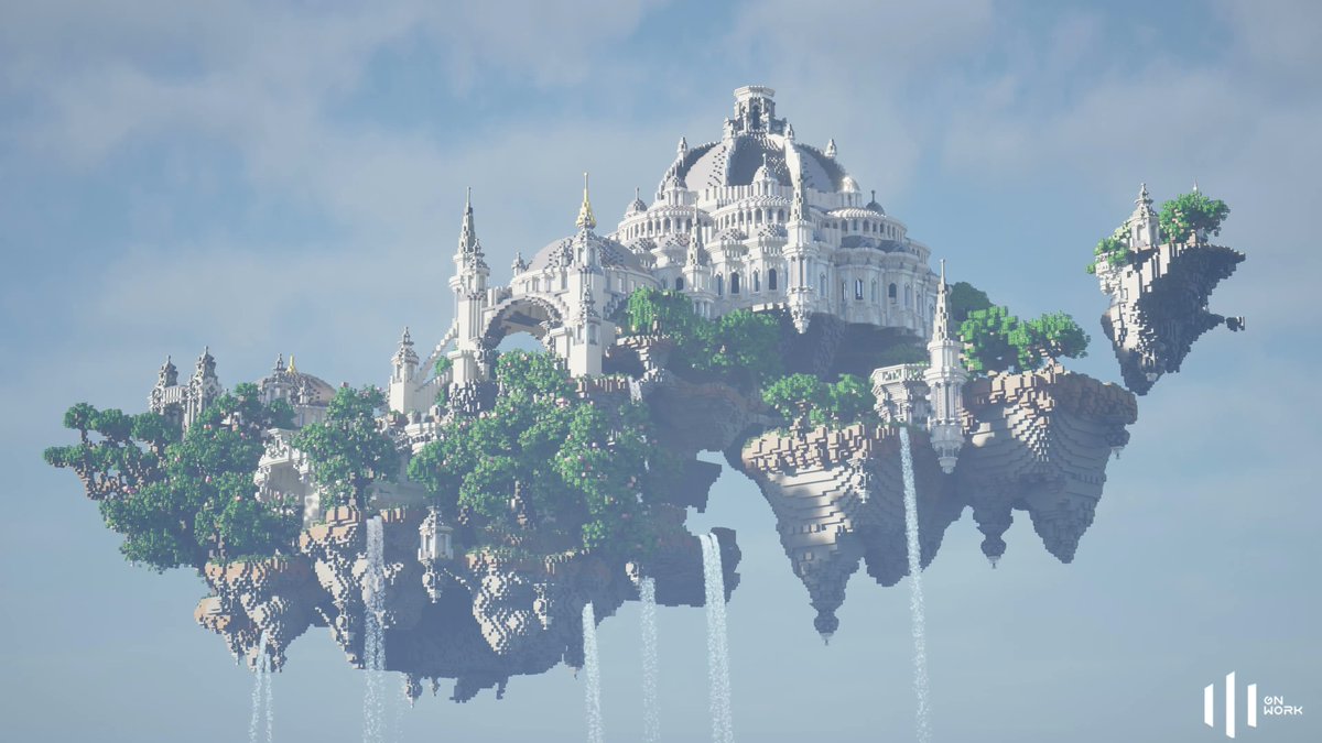 FrMinecraft's tweet image. Un palais sur des îles volantes #Minecraft #minecraftbuild

 🧷 buff.ly/3FxKe91