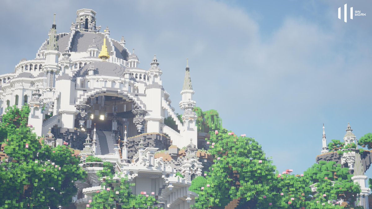 FrMinecraft's tweet image. Un palais sur des îles volantes #Minecraft #minecraftbuild

 🧷 buff.ly/3FxKe91