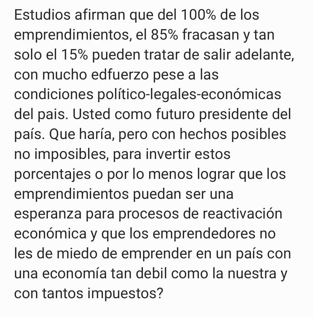 JorgeeTaboo's tweet photo. @Canal1Colombia Mil gracias, agradecería que hicieran ésta pregunta. Estoy efectuando. Una investigación científico-académica-doctoral y sería interesante escuchar a todos los candidatos en un tema que implica eje económico como es el punto del debate el día de hoy. https://t.co/pMyPmL0fac