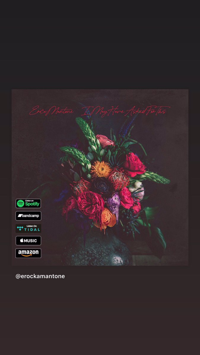 Today is the day!! “I May Have Asked for This” is out now streaming everywhere! I am so grateful ans there are soooo many people to thank. Please enjoy the EP and join us Saturday at the Burren to hear it Live. #NewMusic  #releaseday #boston  linktr.ee/erockamantone