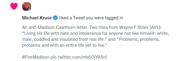 Madison Cawthorn tweet media