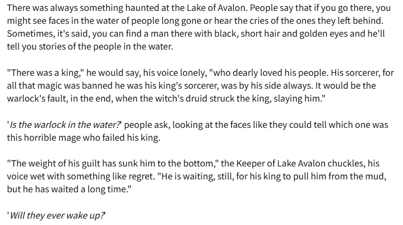 court_devils's tweet photo. I wrote something so sad guys help- #bbcmerlin https://t.co/G4LugSGsYq
