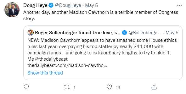 Madison Cawthorn tweet media