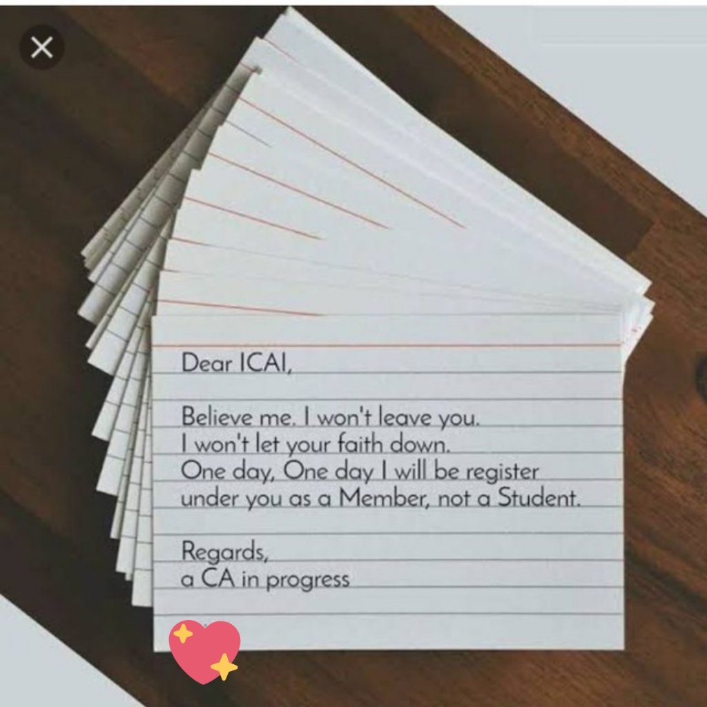 kanhaiya29th's tweet photo. #icai #ca_exams #ca_students #chartered_accountants 💫💫✨ https://t.co/Aims8YbHCH