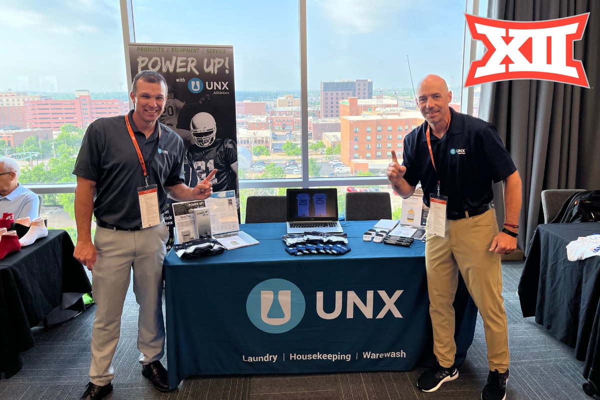 UNXinc's tweet photo. Good morning, Oklahoma City! Weβre looking forward to a great day at the #Big12Conference meetings.
#UNXathletics #PowerUp #SpecTakClean #OneTeamOneDream #TheBrick #ClayOut https://t.co/L57gX1VWD6