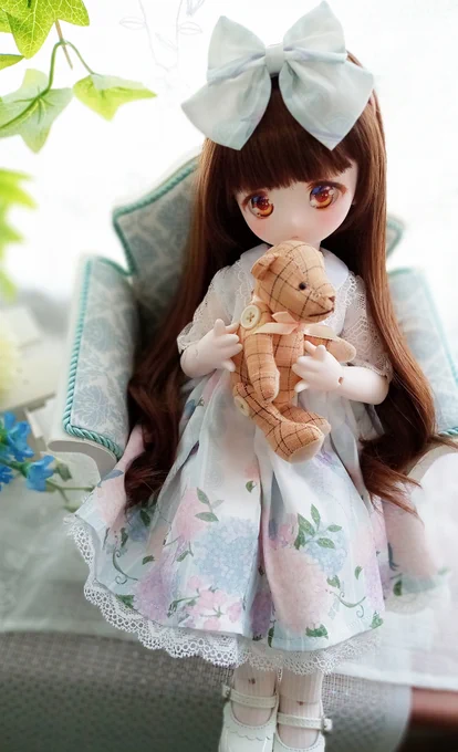 深窓の令嬢やろて……🥲
#Kumakoちゃん 
#RosenliaDoll 