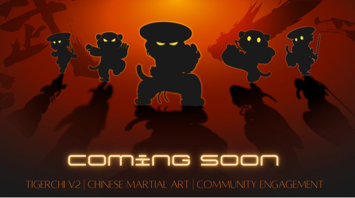 TigerChiClub's tweet photo. 💥Wushu TigerChi is coming💥
Tigerfam has been asking about v2. After this week, all v1 will be gone and we will prepare the launch of v2 soon. It wont be an immediate release as we still have bits and pieces to sort out like all the free drops. More details soon.🔥#TigerChiV2 https://t.co/CtLjALzbbr