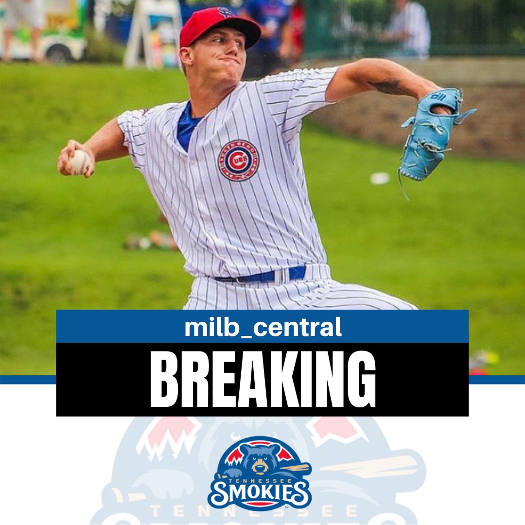 The Chicago Cubs are promoting Max Bain to the Tennessee Smokies. Congratulations Max!