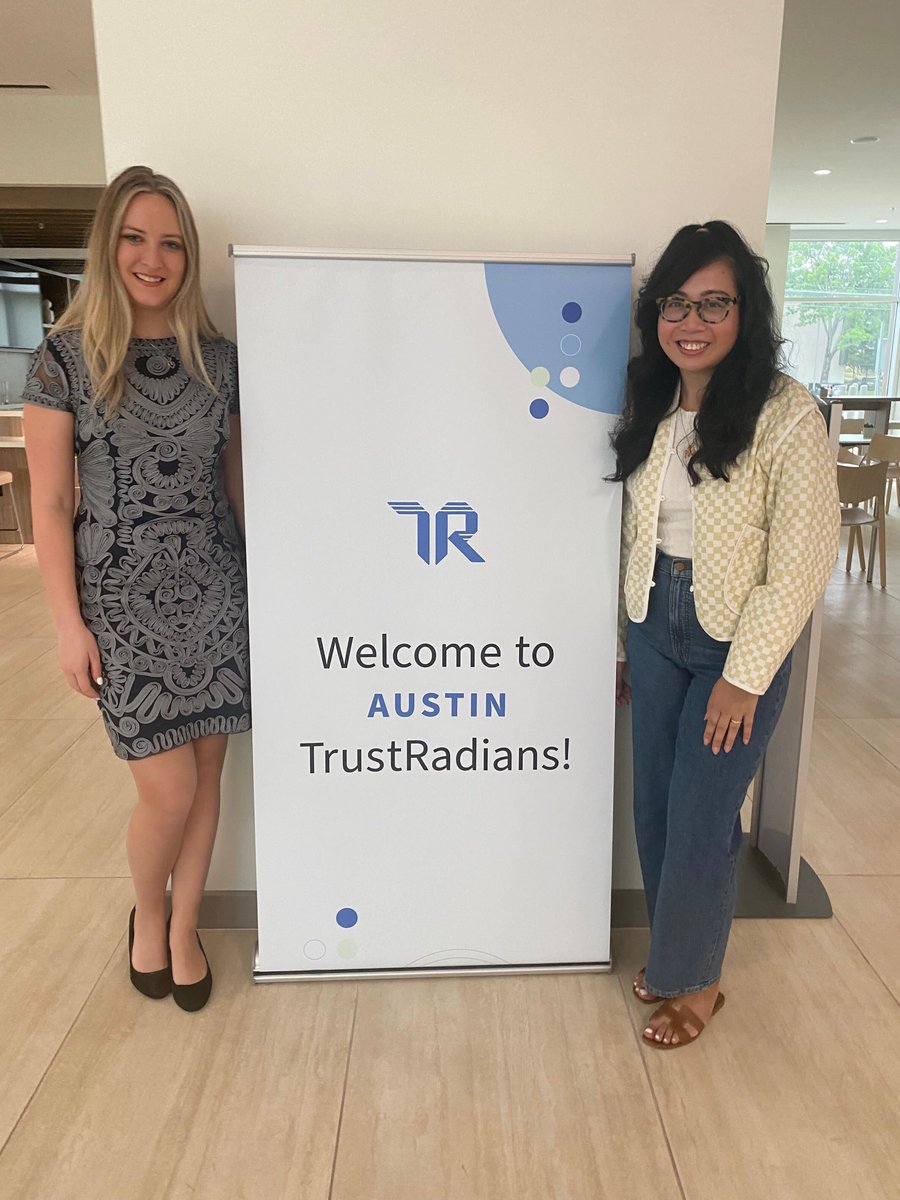 trustradius's tweet photo. We're excited to have #TrustRadians gathering in Austin, TX this week at our new HQ for our quarterly company kick-off! #CKO #truthsells #reviewsmatter #human 💙 https://t.co/NaUjVm1Pmp