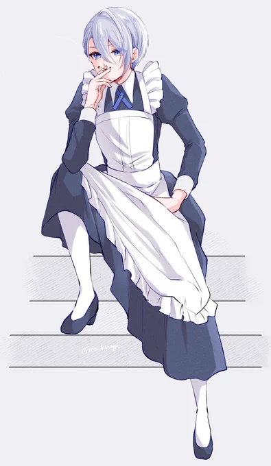 一服メイド長義くん ※女装 