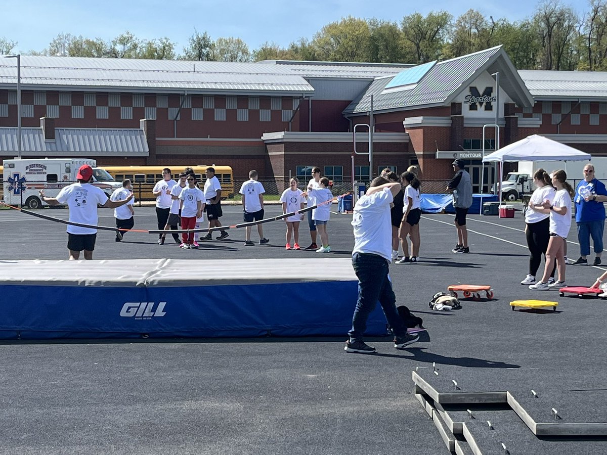 Montour Inclusive Track Day!!! Thank you <a href="/hilltopspartan/">Montour High School</a> students and Montour SE department! Beautiful day!