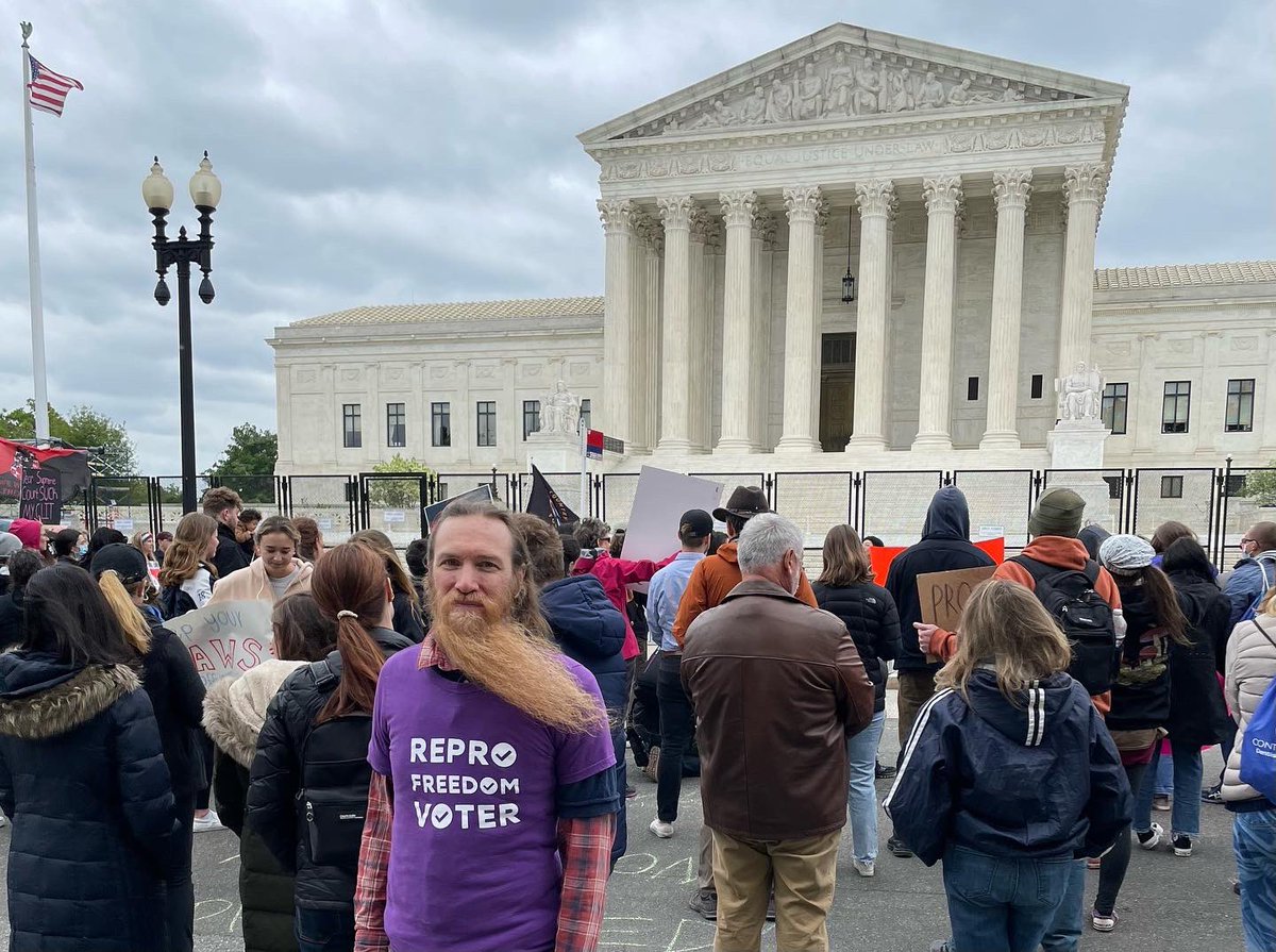 🇺🇸Reproductive Rights are Fundamental🇺🇸 I drove to DC to protest @ SCOTUS against forced pregnancy. Before Roe my grandfather performed autopsies on women who died from lacking access to safe clinical abortion. This is the civil rights struggle of our era GET INVOLVED  <a href="/NARAL/">Reproductive Freedom for All</a>