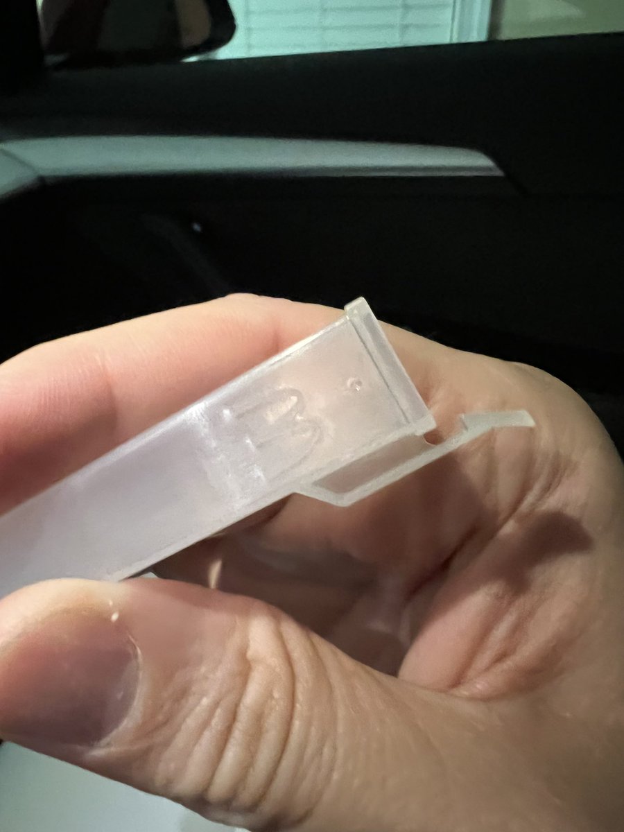 chuggaaconroy's tweet photo. McFlurry spoons bother me. Why is there a clip? Does it attach to something? Why is the handle square-shaped &amp; hollow? Why is there a hole? No other plastic spoon is remotely this way, not even other spoons from McDonald’s, yet it’s unchanged for 20 years. It must have a reason! https://t.co/IhQwkGDo7O