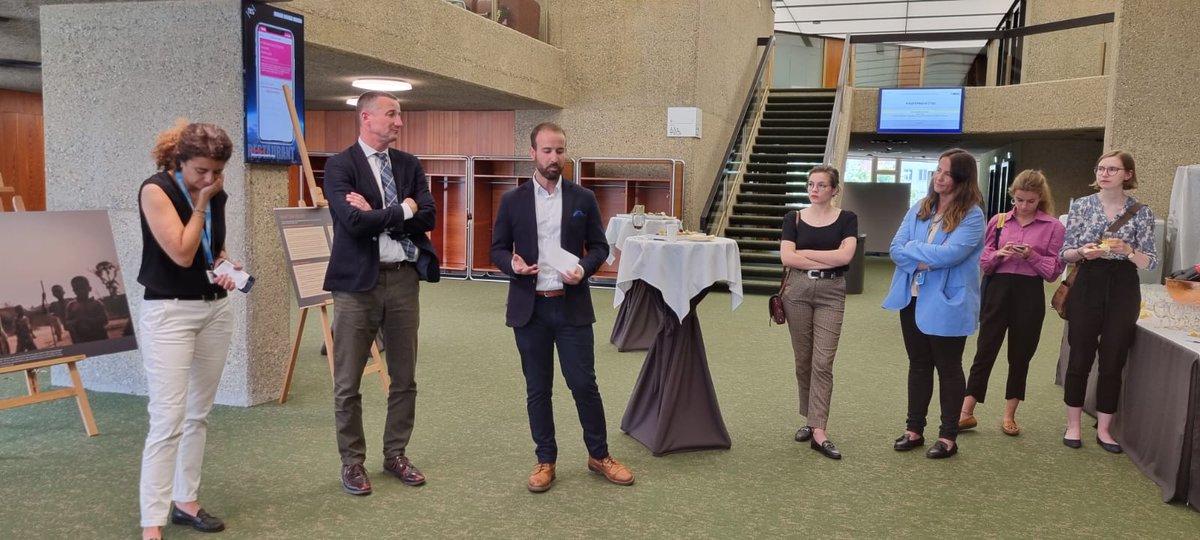 Tom_Peyre_Costa's tweet photo. In Central &amp; West Africa, our capacity to reach ppl in need has significantly decreased in recent years.

We don't talk about it loud enough.

Today, @NRC_Norway launched a photo exhibition at the @LEP_HNPW in Geneva to bring back on the table the issue of humanitarian access. https://t.co/KNj1nyWreS
