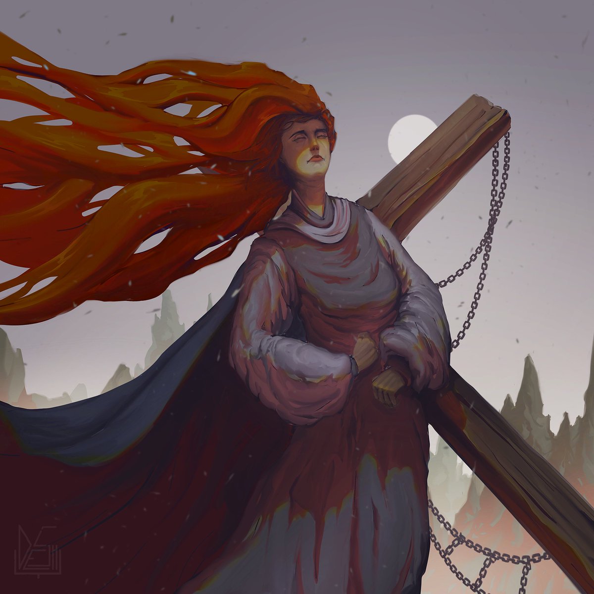 2,5 hours until the end of the “Release From Suffering” 1/1 piece. 

Place your bids on Discord 🙌