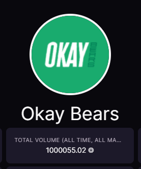 apes_rock's tweet photo. 1M !!! CONGRATS @okaybears !!!!!!!

#wagbo https://t.co/Jf0rAN6BQ2