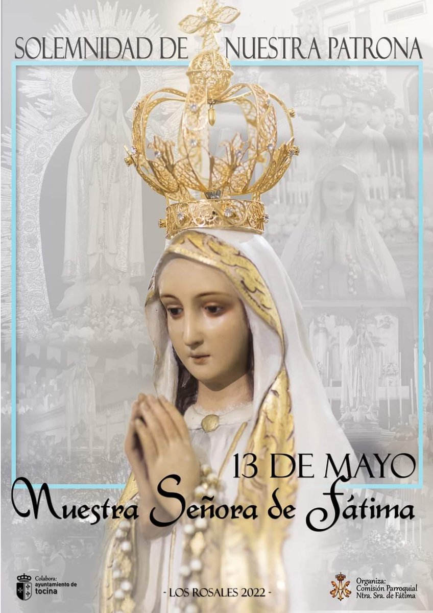 Guadalrosal volverá a sonar tras Ntra. Sra. de Fátima el próximo 13 de mayo. Y con más ilusión que nunca por acompañar a nuestra patrona por las calles de Los Rosales. ¡Viva la Virgen de Fátima! 💙 #FatimaMaterNostra #SuenaGuadalrosal