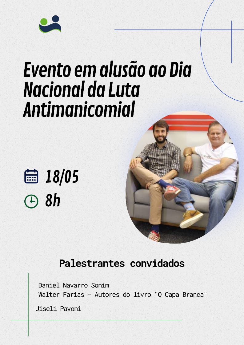 danielnavarro79's tweet photo. Palestras presenciais: quarta-feira, 18/5, Dia da Luta Antimanicomial - Guarapuava (PR) | #livro #ocapabranca | #juquery #reformapsiquiatrica #lutaantimanicomial #francodarocha #guarapuava #pr #parana | https://t.co/gYoWIDzJvE https://t.co/6c3QhL7Apk