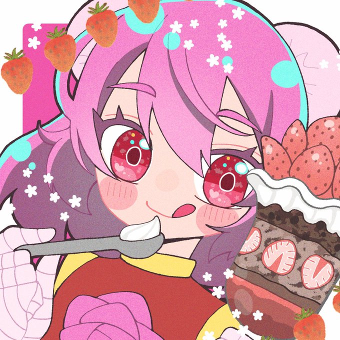 パフェ食べてるのtwitterイラスト検索結果