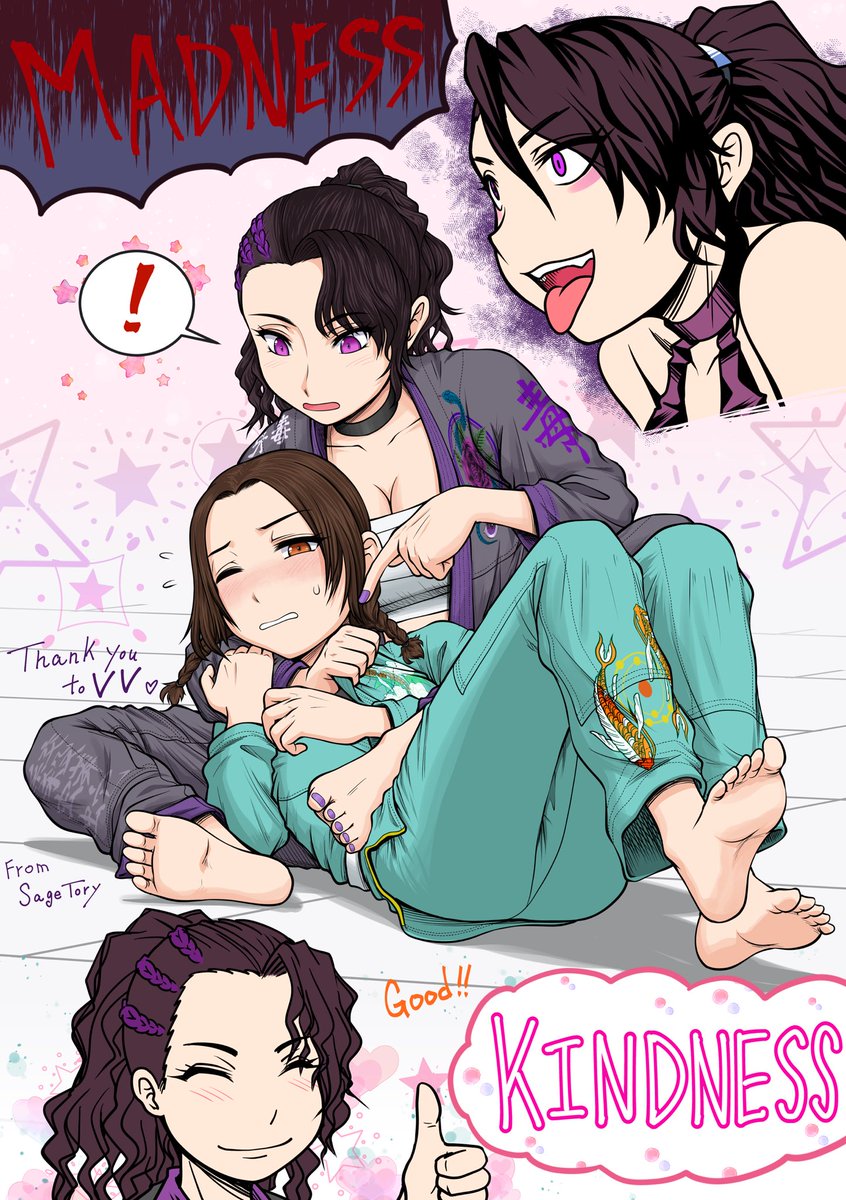 Everyone started out as a white belt, she is no exception🥋🐍💜

Lovely BJJ art by <a href="/story_rage/">Sage Tory</a> 💕
