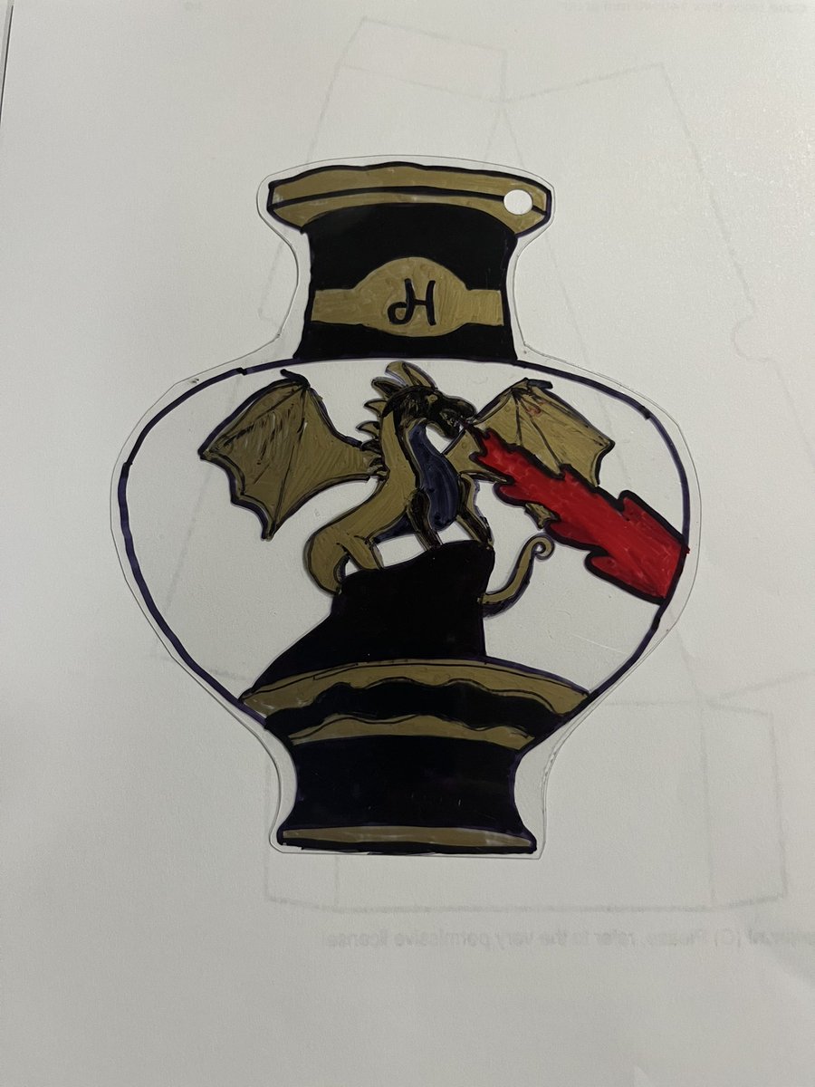 Origamimom's tweet photo. My students illustrated their Greek myths on Shrinky Dinks and then used them as artifacts in a temple they designed and built. Next step, use green screen so they can describe their work from inside their own temple. They turned out great! https://t.co/ADIhkmEdk0