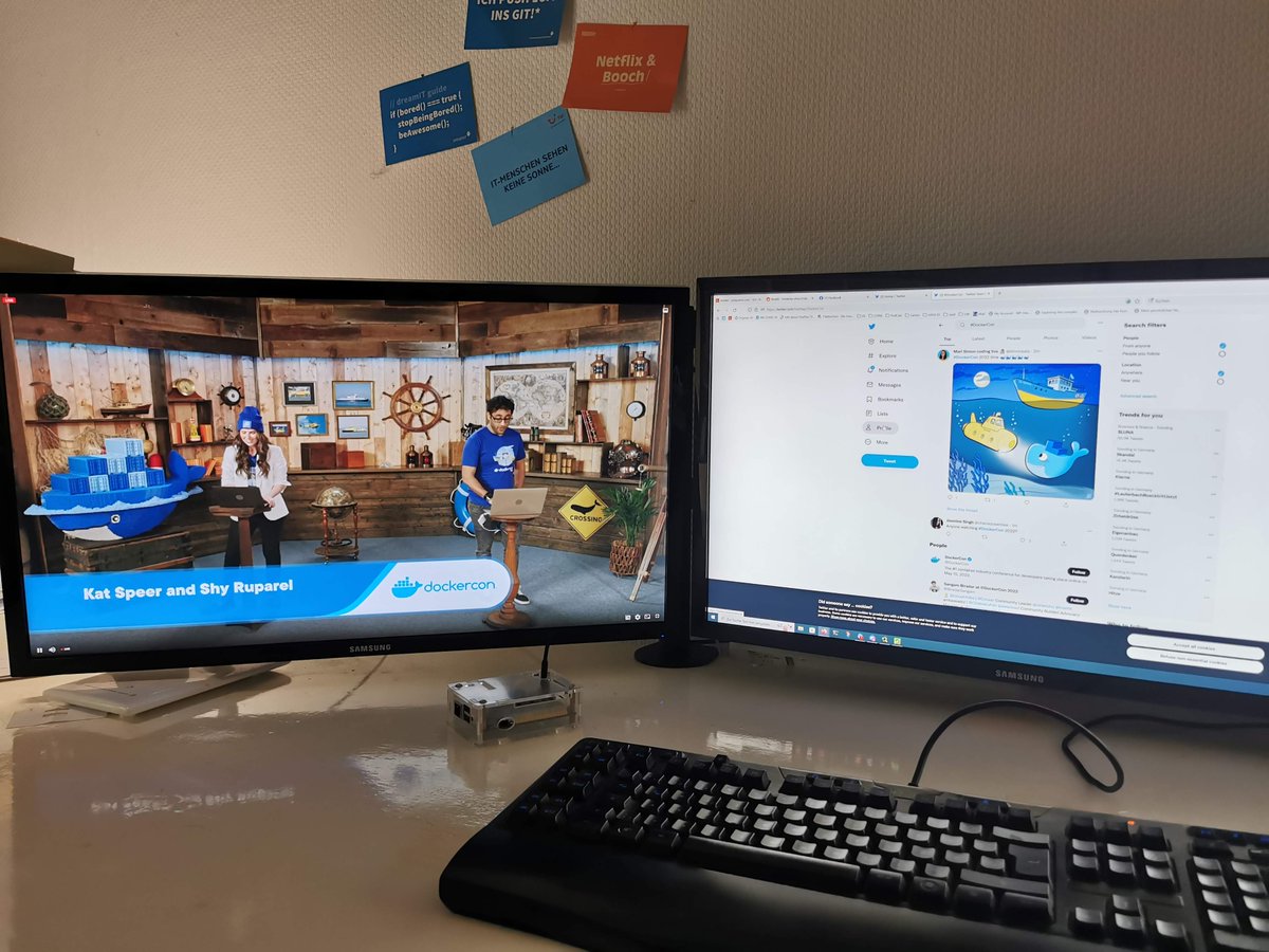 Heute Abend ist die #DockerCon !
docker.events.cube365.net/dockercon/2022🥳