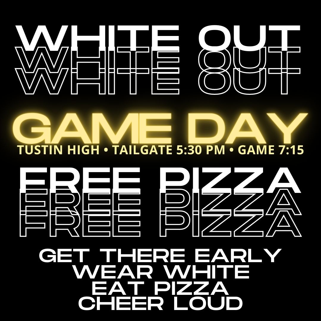FHS Lax News-Tustin (@fhslaxnews) on Twitter photo Biggest game of the year! Free pizza to first 200 students. Let's fill the stands!! <a href="/FHS_Knightlife/">FHS Knightlife</a> <a href="/foothill_link/">FHS Link Crew</a> @FoothillKnights <a href="/FoothillASB/">Foothill ASB</a> <a href="/FoothillGirls/">Foothill Girls Lacrosse</a> @Sports_Foothill <a href="/Foothill_TV/">FTVđź“˝</a> <a href="/foothillbball_/">Foothill Basketball - Home of the Knights</a> <a href="/SportsFoothill/">Foothill Sports</a> Biggest game of the year! Free pizza to first 200 students. Let's fill the stands!! <a href="/FHS_Knightlife/">FHS Knightlife</a> <a href="/foothill_link/">FHS Link Crew</a> @FoothillKnights <a href="/FoothillASB/">Foothill ASB</a> <a href="/FoothillGirls/">Foothill Girls Lacrosse</a> @Sports_Foothill <a href="/Foothill_TV/">FTVđź“˝</a> <a href="/foothillbball_/">Foothill Basketball - Home of the Knights</a> <a href="/SportsFoothill/">Foothill Sports</a>