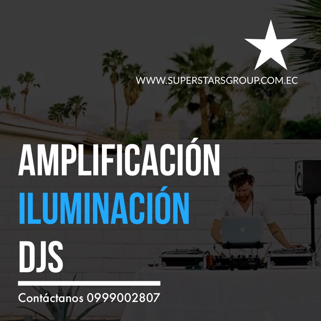 DjHectorRamos's tweet photo. @SuperstarsGroup
Para tus Eventos
• #Amplificación •#Iluminación •#Djs
Contáctanos al 0999002807
📍Visítanos 
https://t.co/npl4B17FDC
#SuperstarsGroup #Eventos #Amplificacion #Iluminacion #Dj #PioneerDj #BoseProfessional #QSC #Fiesta #Party https://t.co/KeiBnyzShn