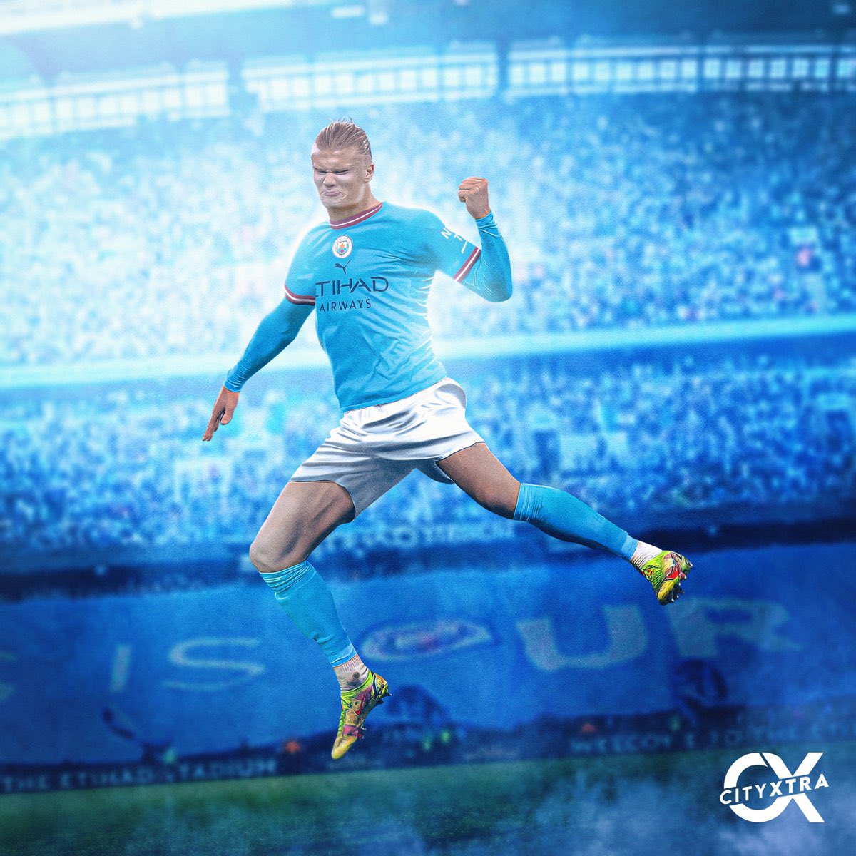 Erling Haaland Manchester City Wallpaper by RakaGFX on DeviantArt