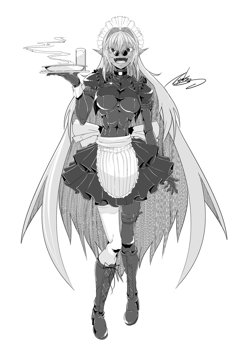 メイドの日だったらしいのでオリキャラの紫暮さんとアレンくんを 