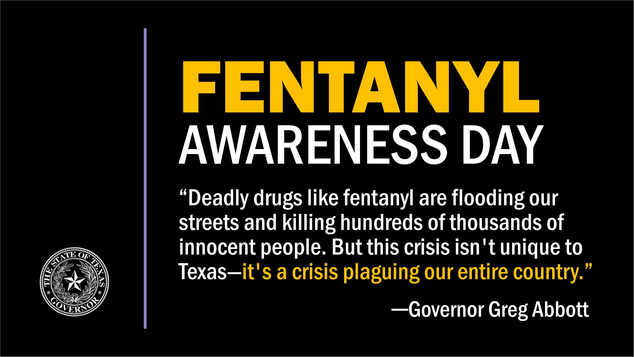 Gov Greg Abbott On Twitter Because Of President Biden s Open Border Policies Deadly Drugs 