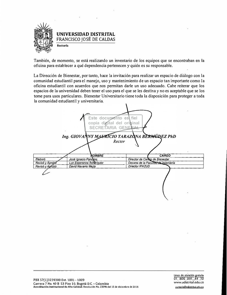 LaudEstereo's tweet photo. #ComunicadoUD | El Rector de la @udistrital @gtarazona1  el @Ipazud y  la Facultad de Ingeniería nos permitimos informar que... #SomosUD https://t.co/O9AT1kcKa5