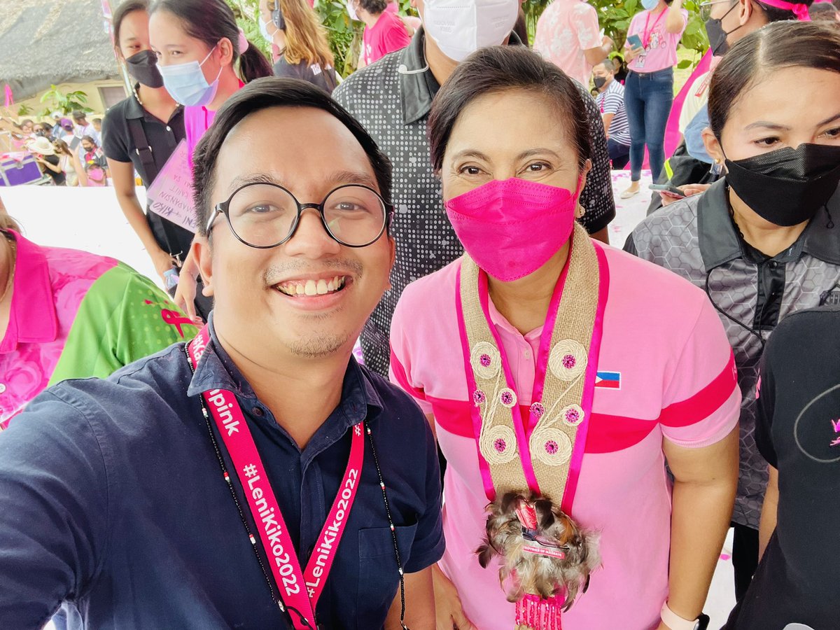 JervisManahan's tweet photo. It was an honor covering VP @lenirobredo's campaign run for the past three months. 

Moving on to new assignments and coverages now. #Halalan2022 https://t.co/a00KYmXnpC