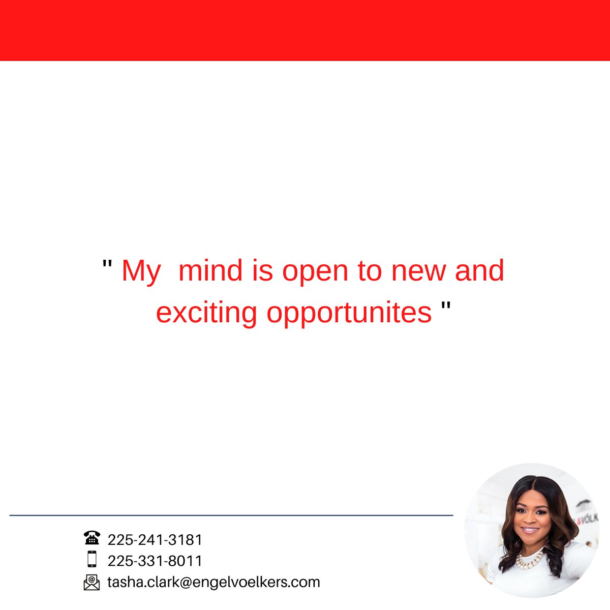 EVTashaClark's tweet photo. HOMEBUYERS AFFIRMATION ✨

You may be a little overwhelmed with everything. From the preapproval process to the home search, there’s a lot to understand and navigate. In the midst of it all, it’s okay to take a breath and remind yourself that it’s all worth it.

Say it with me: https://t.co/YeBIXVUVtp