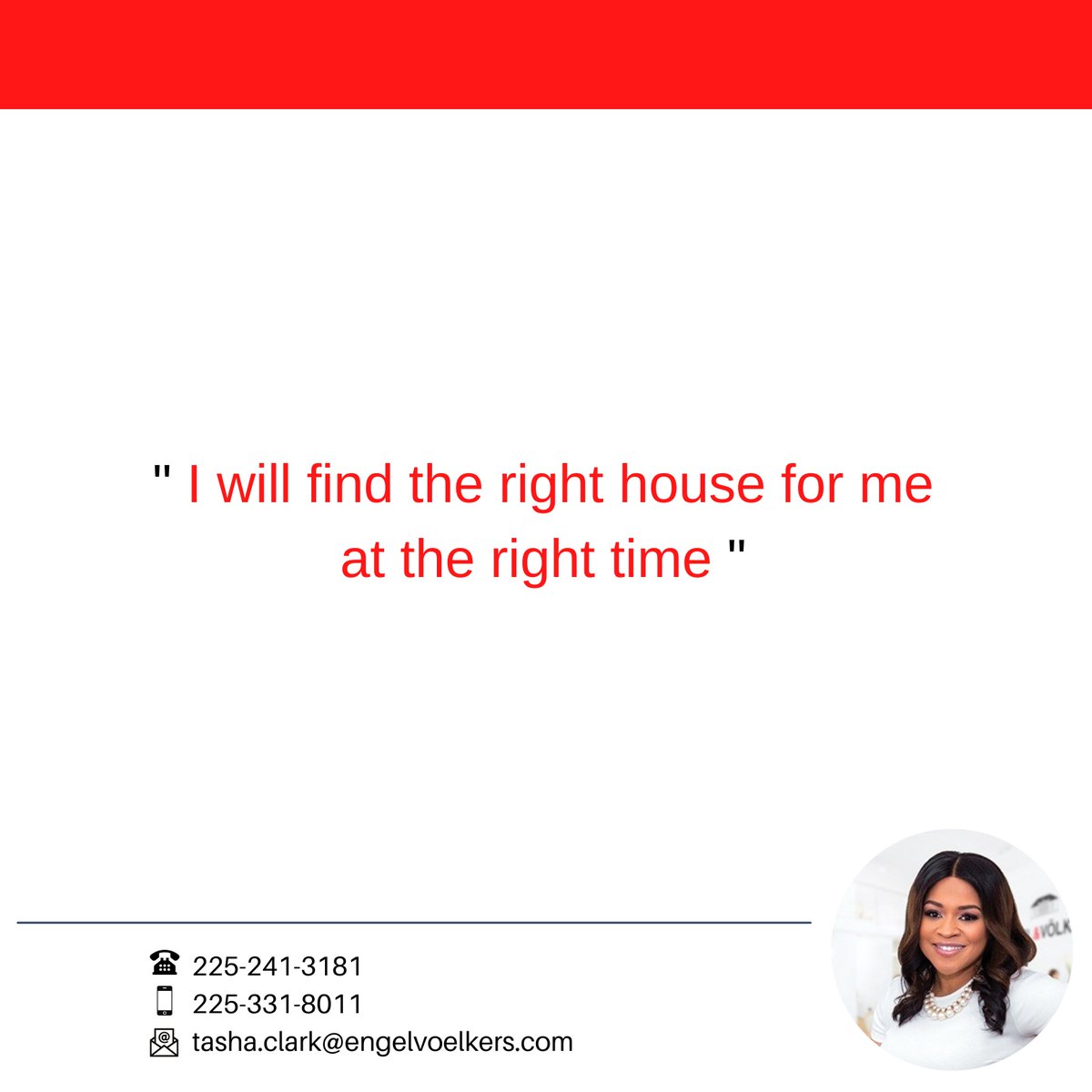 EVTashaClark's tweet photo. HOMEBUYERS AFFIRMATION ✨

You may be a little overwhelmed with everything. From the preapproval process to the home search, there’s a lot to understand and navigate. In the midst of it all, it’s okay to take a breath and remind yourself that it’s all worth it.

Say it with me: https://t.co/YeBIXVUVtp