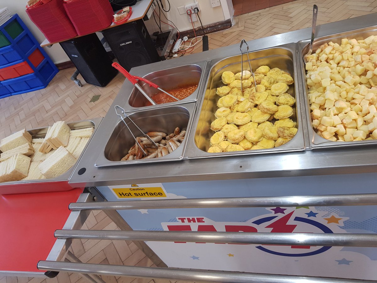 infantskitchen's tweet photo. On today's menu "All day brunch" the children went mad for the mini egg muffin's. On offer was diced potatos or hash browns with sausages, egg muffins, beans and bread with or without spread. The kitchen smelt amazing 👩‍🍳🍳 https://t.co/mYAR0aaVqG