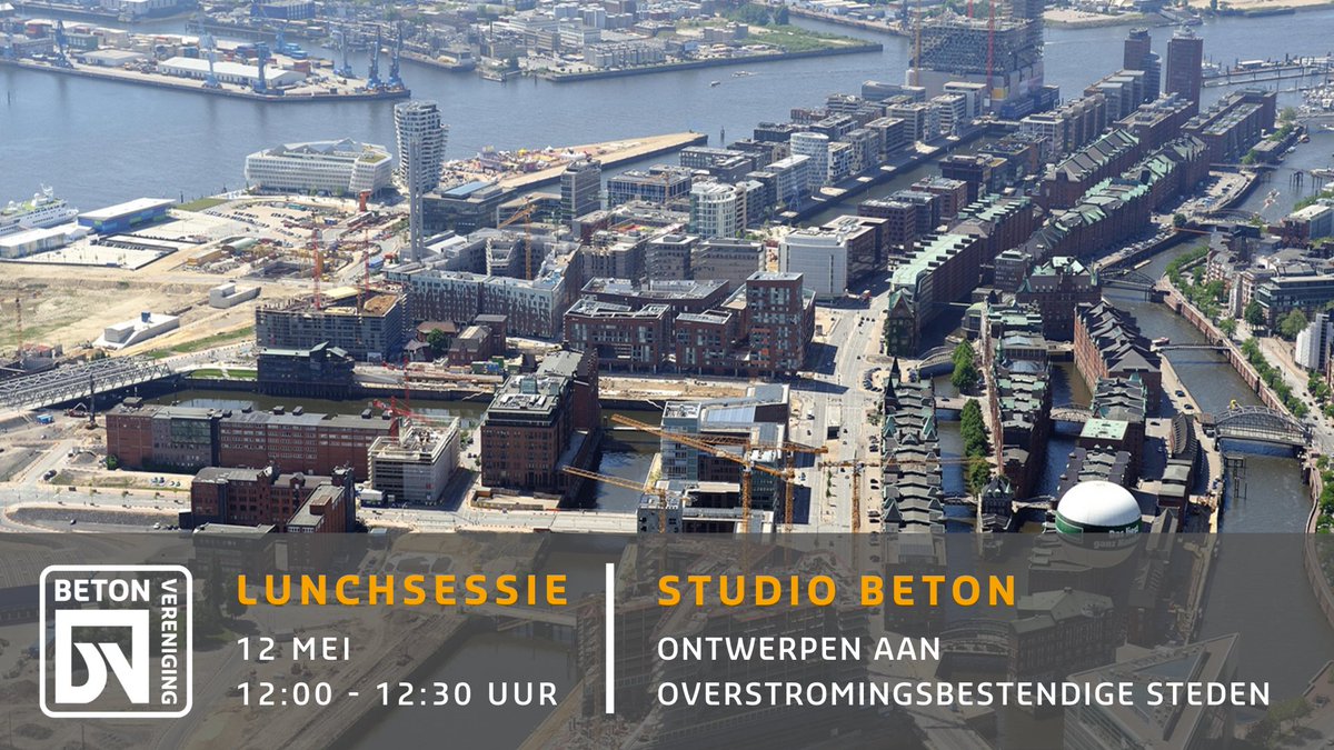 📽️🌍♻️ MEIMAAND = #KLIMAATADAPTATIE MAAND! 🗓️12 mei licht <a href="/JeroenDirckx/">Jeroen</a> (@KCAPnewsfeed) toe hoe je kunt ontwerpen aan overstromingsbestendige steden a.d.h.v. twee projecten. Kijk je mee?! Meer info 👉 
betonvereniging.nl/agenda-seminar…
#bouw #concrete #sustainability #duurzaamheid #beton
