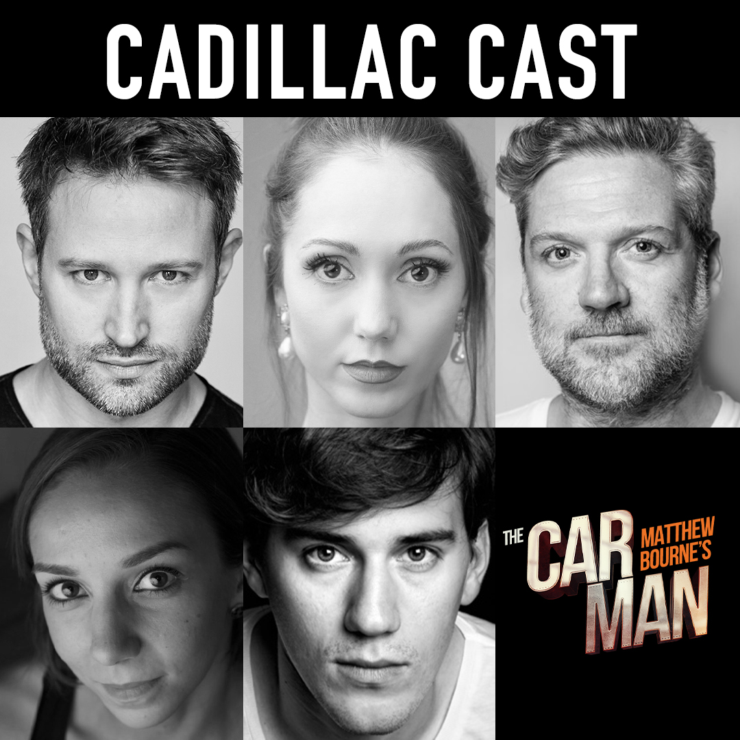 ✋STOP what you are doing! <a href="/SirMattBourne/">Matthew Bourne 💙</a>'s #TheCarMan Full Daily Principal Casting has been announced! Meet the Chevrolet &amp; Cadillac Cast 😎

🎟 Find out cast performance dates &amp; more info by clicking here 👉 shor.by/RAH-TCM-TW

Can't decide? Book twice ⚡️